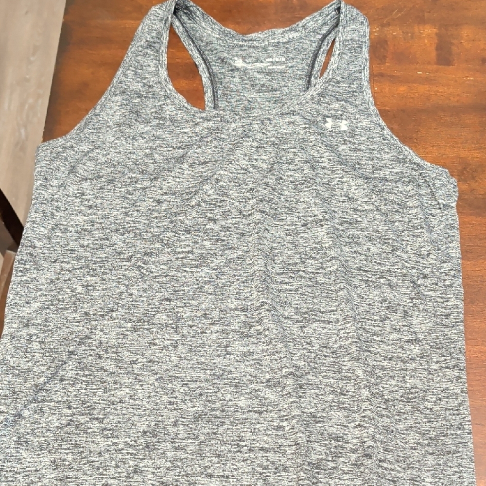 Under Armour Women's Heathered Gray Tank Top